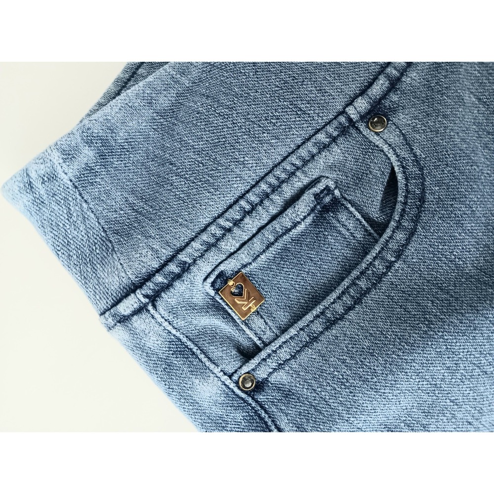 Belle by Kim Gravel Jeans Women's Size 6 Crop Zip Ankle Blue Denim Pre-owned - Picture 5 of 14